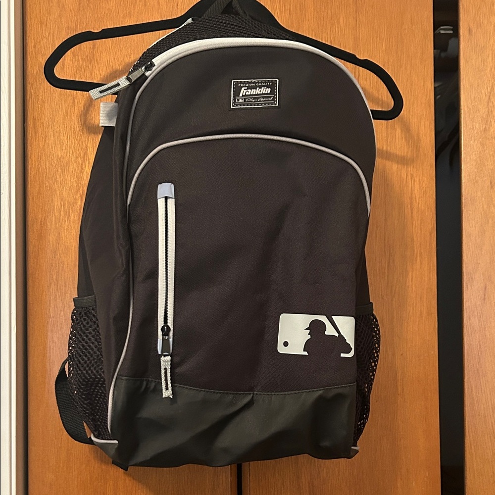 Franklin Men's Black Backpack with Contrasting Trim